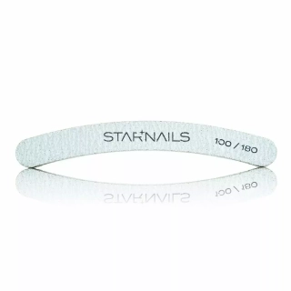 Pilník na nehty STARNAILS BANÁN 100/180, 25 ks
