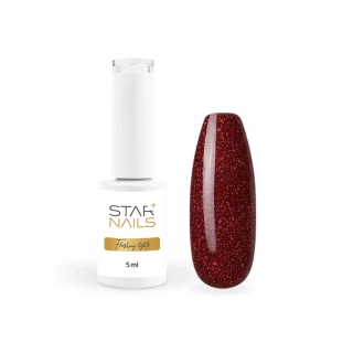 UV/LED Gel Polish Flashing Lights, 5ml - 005, Barolo - rubínově červený gel lak