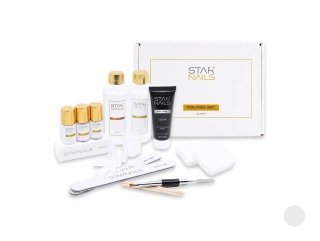 Sada STARNAILS Polygel Set Clear - modeláž polygelem