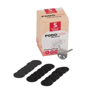 Pododisk na pedikúru - S 15 mm + 50 ks náhradních brusných kotoučů