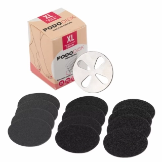 Pododisk na pedikúru - XL 35 mm + 50 ks náhradních brusných kotoučů