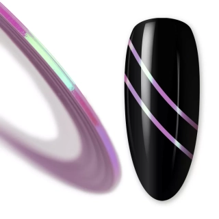 Samolepící zdobící páska na nehty Light Violet - 1mm