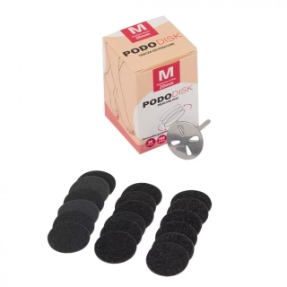 Pododisk na pedikúru - M 20 mm + 50 ks náhradních brusných kotoučů