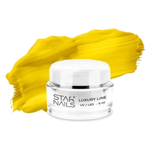 UV/LED Gel Luxury Line, 5ml, SN 037 - Energy Yellow - barevný gel